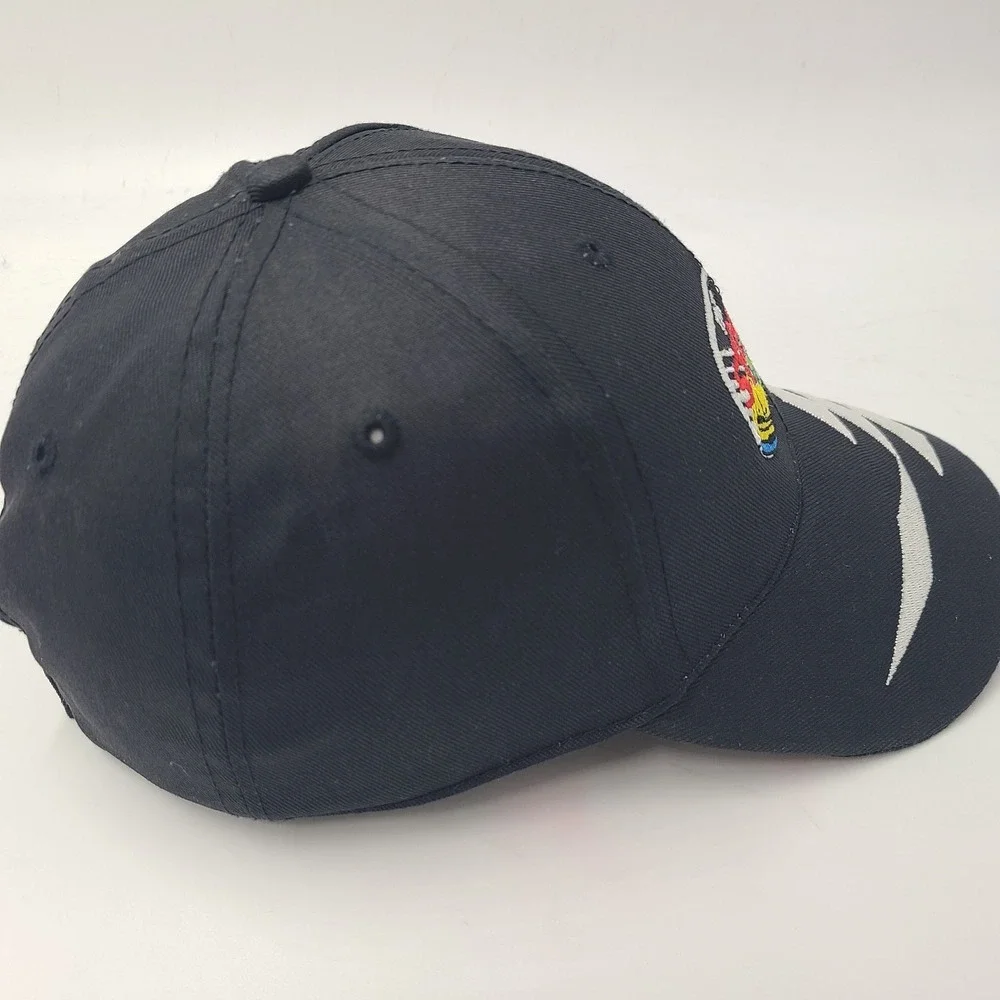 The Stock Car Cafe Hat Adjustable Black Racing Checkered‎ Flag Casual Wear Men